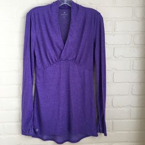 Athleta Long Sleeve Small Purple Top Long Sleeve